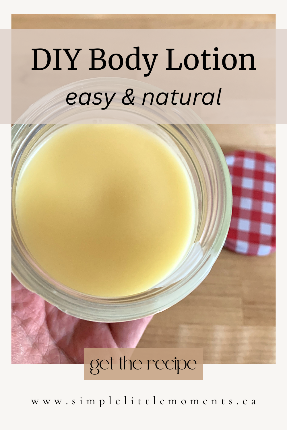 DIY Natural Healing Body Lotion Recipe